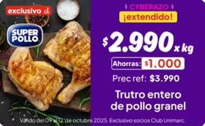 Catálogo Unimarc en Cañete | Grandes descuentos en productos seleccionados | 2025-10-09T00:00:00.000Z - 2025-10-23T00:00:00.000Z