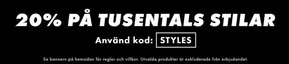 20% på tusentales stilar!