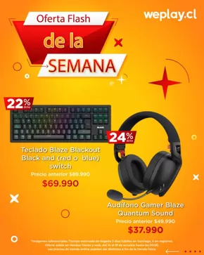 Catálogo WePlay en Pirque | Oferta flash de la semana! | 2025-10-15T00:00:00.000Z - 2025-10-19T00:00:00.000Z