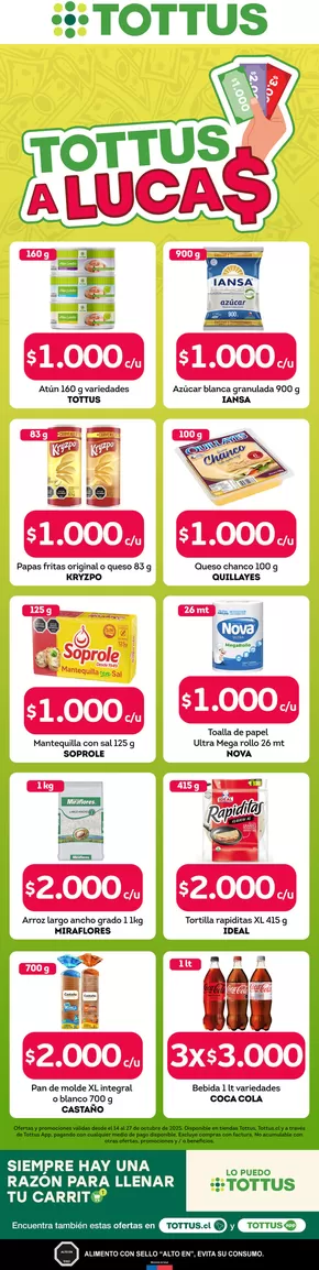 Catálogo Tottus | pdf wsp tottus a luca Oct Q2 | 2025-10-16T00:00:00.000Z - 2025-10-30T00:00:00.000Z