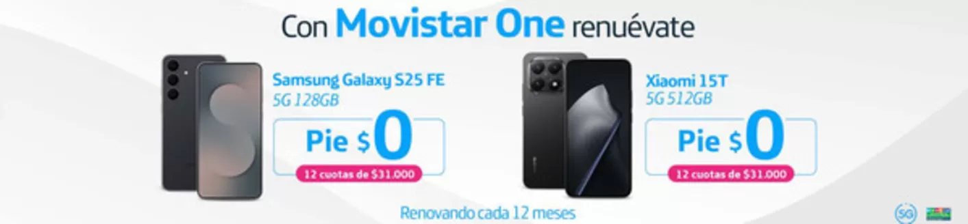 Catálogo Movistar en Antofagasta | Con movistar one renuévate! | 2025-10-21T00:00:00.000Z - 2025-11-22T00:00:00.000Z