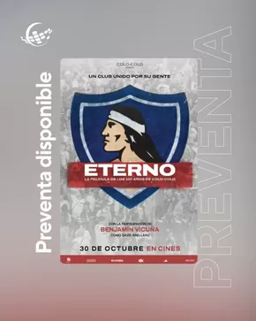 Catálogo Cineplanet | Eterno! | 2025-10-27T00:00:00.000Z - 2025-10-30T00:00:00.000Z