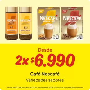 Catálogo Unimarc en Antofagasta | Ofertas principales y descuentos | 2025-10-28T00:00:00.000Z - 2025-11-11T00:00:00.000Z