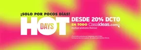 Catálogo Casaideas en Antofagasta | Hot days! Desde 20% dcto. | 2025-10-28T00:00:00.000Z - 2025-11-02T00:00:00.000Z