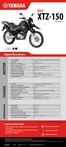 Catálogo Yamaha en Valparaíso | XTZ-150-2025 | 2025-01-30T00:00:00.000Z - 2025-12-31T00:00:00.000Z