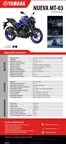 Catálogo Yamaha | NUEVA MT 03 | 2026-07-13T00:00:00.000Z - 2027-07-31T00:00:00.000Z
