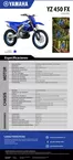 Catálogo Yamaha | YZ 450 FX | 2026-09-15T00:00:00.000Z - 2026-09-29T00:00:00.000Z