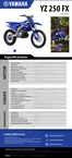 Catálogo Yamaha | YZ 250 FX 3 | 2026-09-15T00:00:00.000Z - 2026-09-29T00:00:00.000Z