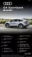 Catálogo Audi en Lo Barnechea | Audi Q4 Sportback e-tron | 2025-06-19T00:00:00.000Z - 2026-06-19T00:00:00.000Z