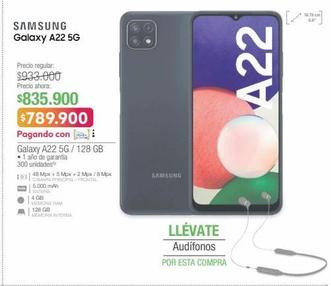 Samsung Galaxy A22 5G / 128 GB • 1 año de garantía