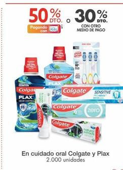 En cuidado oral Colgate y Plax 