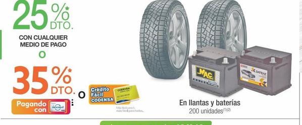 En llantas y baterías