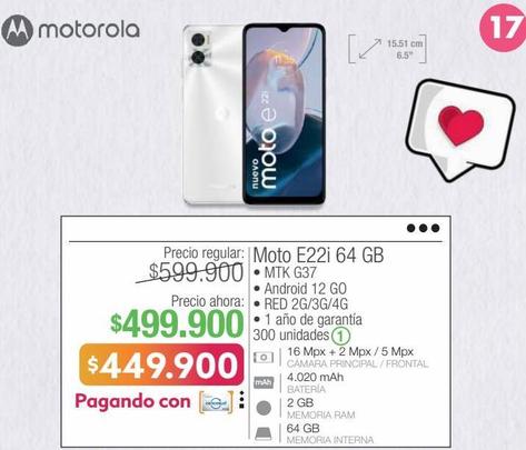 Moto E22