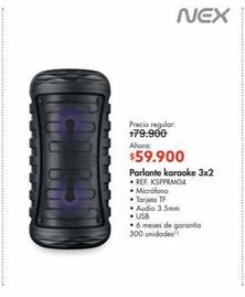 Nex Parlante karaoke 3x2 • REF. KSPPRM04
