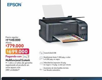 Epson Multifuncional Ecotank