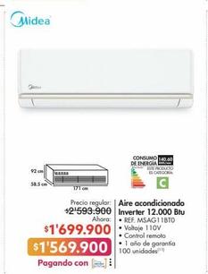Aire acondicionado Midea