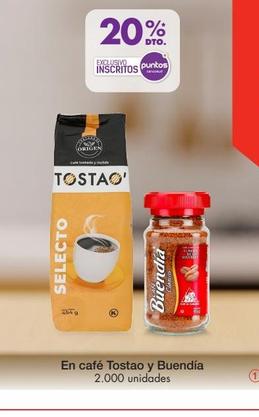 En café Tostao y Buen Día