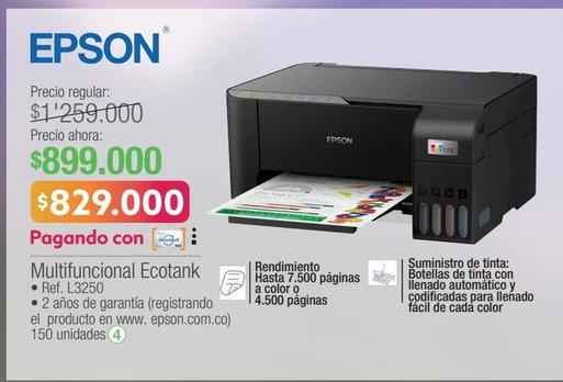 Multifuncional Ecotank • Ref. L3250