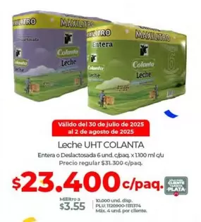 Colanta - Leche UHT COLANTA
