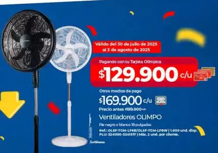 Olimpica - Ventiladores OLIMPO