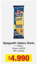 Doria - Spaguetti clásico