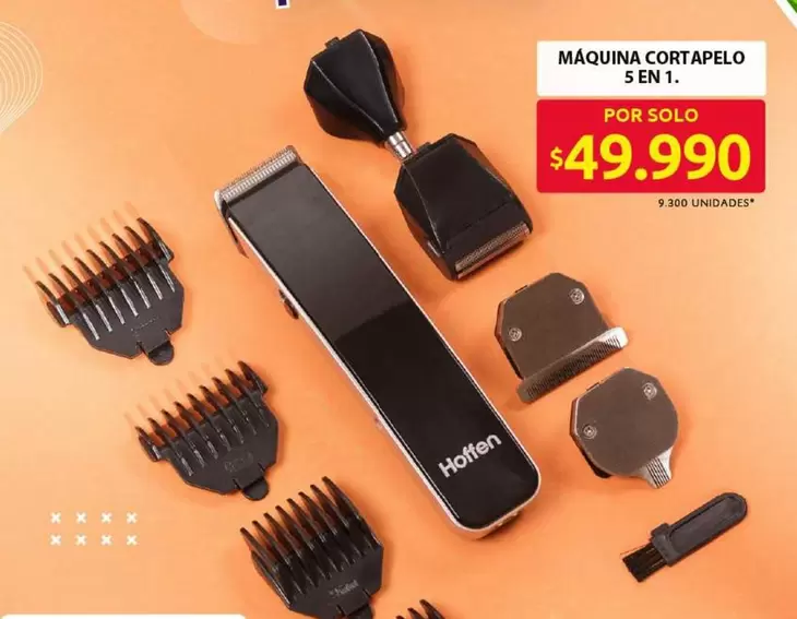 Hoffen - MÁQUINA CORTAPELO 5 EN 1.