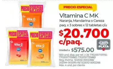 especial - Vitamina C