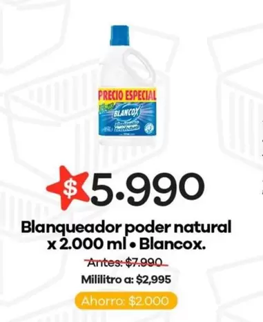 Blancox - Blanqueador poder natural