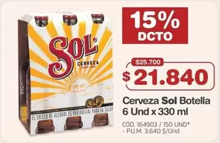 Sol - Botella