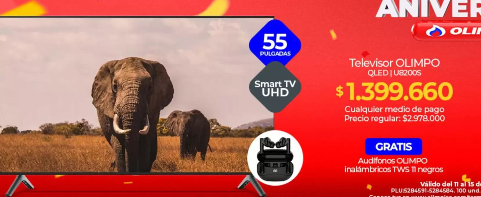 Olimpo - Televisor QLED UHD