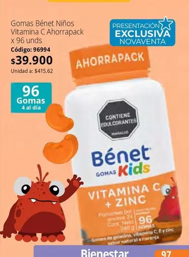 Bénet - Vitamina C Ahorrapack