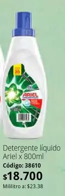 Ariel - líquido x 800ml