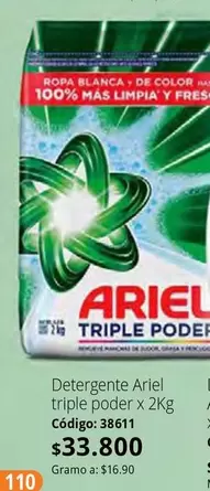Ariel - triple poder x 2Kg