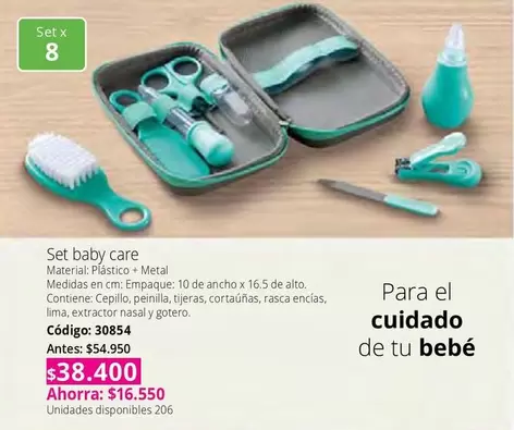 Set baby care