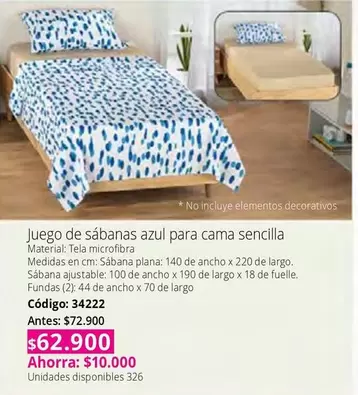 no - Juego de sábanas azul para cama sencilla