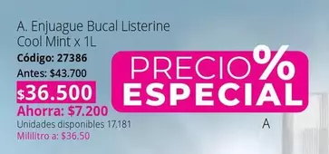 Listerine - Enjuague Bucal