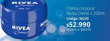 Nivea - Creme x 200ml