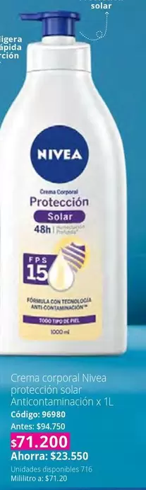 Nivea - protección solar