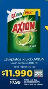 Axion - Lavaplatos líquido