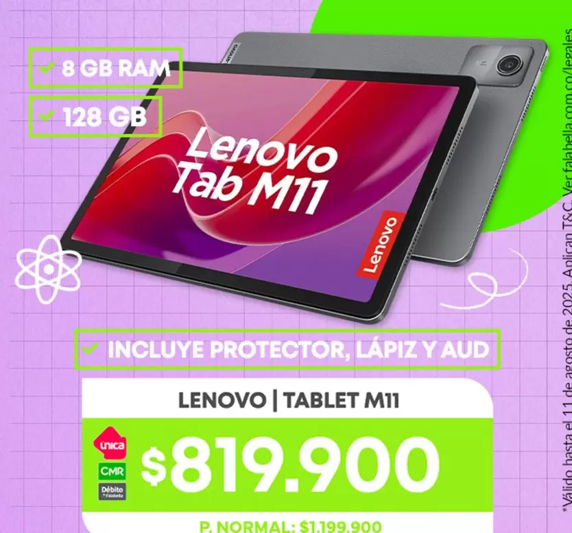Lenovo - TABLET M11