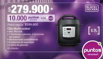 Black & Decker - Olla Multicooker