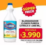 Clorox - CLOROX PUREZA CITRICA