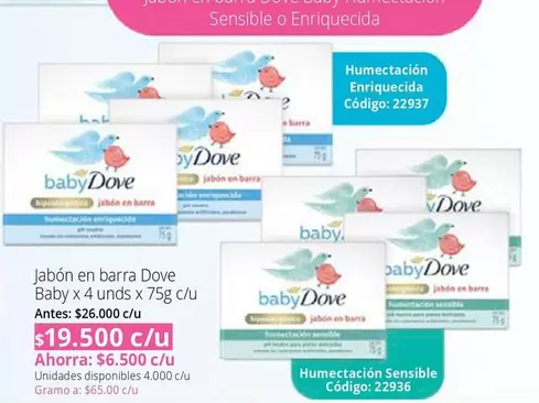 Dove - Jabón en barra