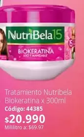 NutriBela - Biokeratina x 300ml