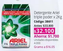 Ariel - triple poder x 2Kg