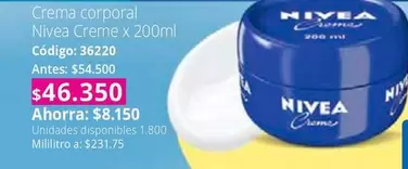 Nivea - Creme x 200ml