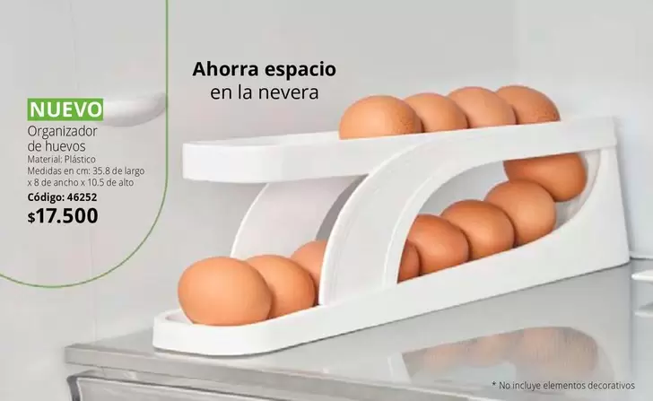 no - Organizador de huevos