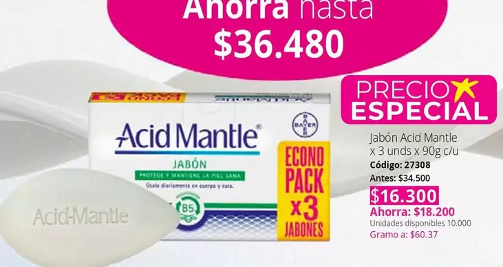 Acid Mantle - Jabón