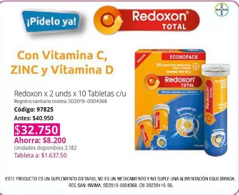 Bayer - x 2 unds x 10 Tabletas c/u