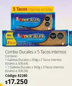 Ducales - Combo x 5 Tacos internos